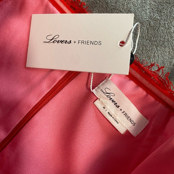 Keva Gown in Red & Pink (Sz. Medium) - Picture 8 of 8